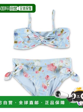 1h可退 香港直邮ZIMMERMANN 女童 LUCKY 打结领比基尼童装 7639WS