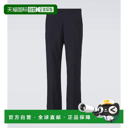 1h可退 香港直邮Prada 普拉达 男士 羊毛马海毛直筒长裤裤子男装