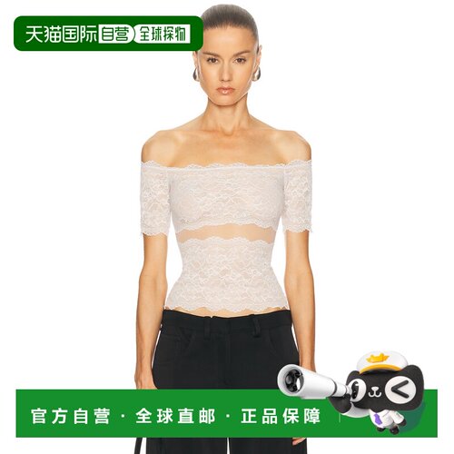 1h可退 香港直邮Blumarine 蓝色情人 女士 露肩上衣 P622C451A