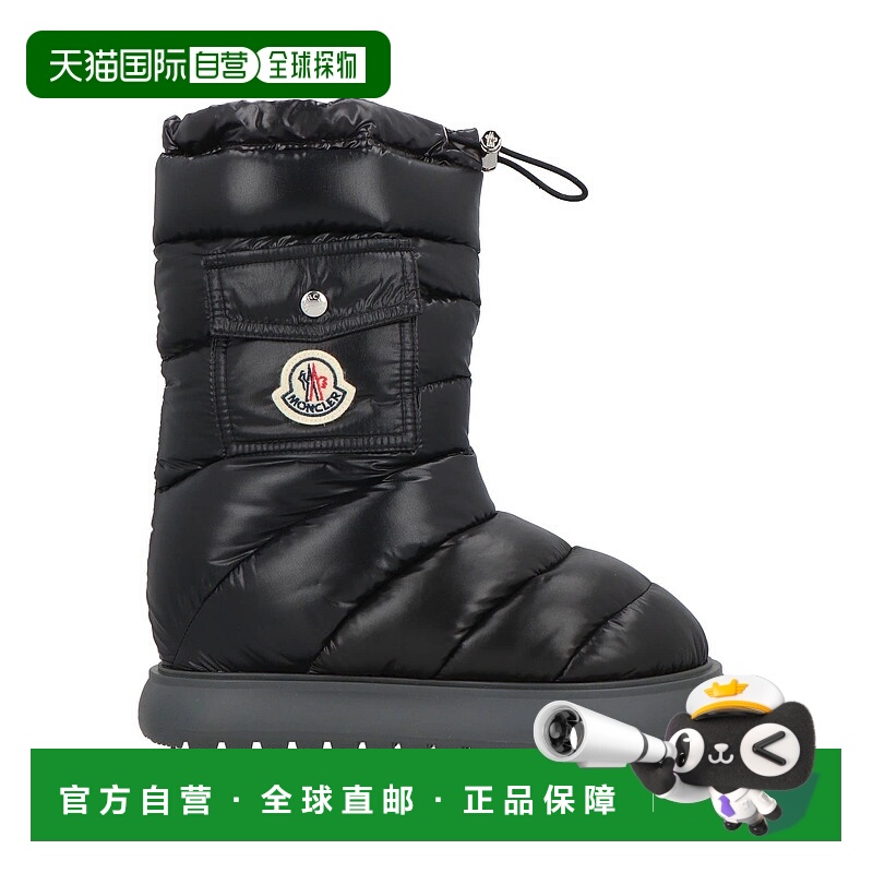 1h可退 香港直邮Moncler 盟可睐 女士 脚踝靴 black黑色 舒适时尚