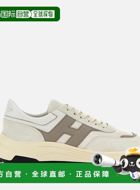 自营欧洲直邮Hogan Hyperlight象牙白/灰色运动鞋男式跑鞋休闲