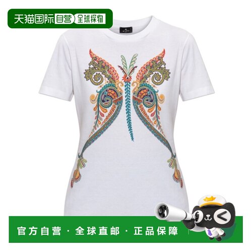 1h可退 香港直邮ETRO 女士T恤 WRMA0006AK13GX0801 AW2026 花色
