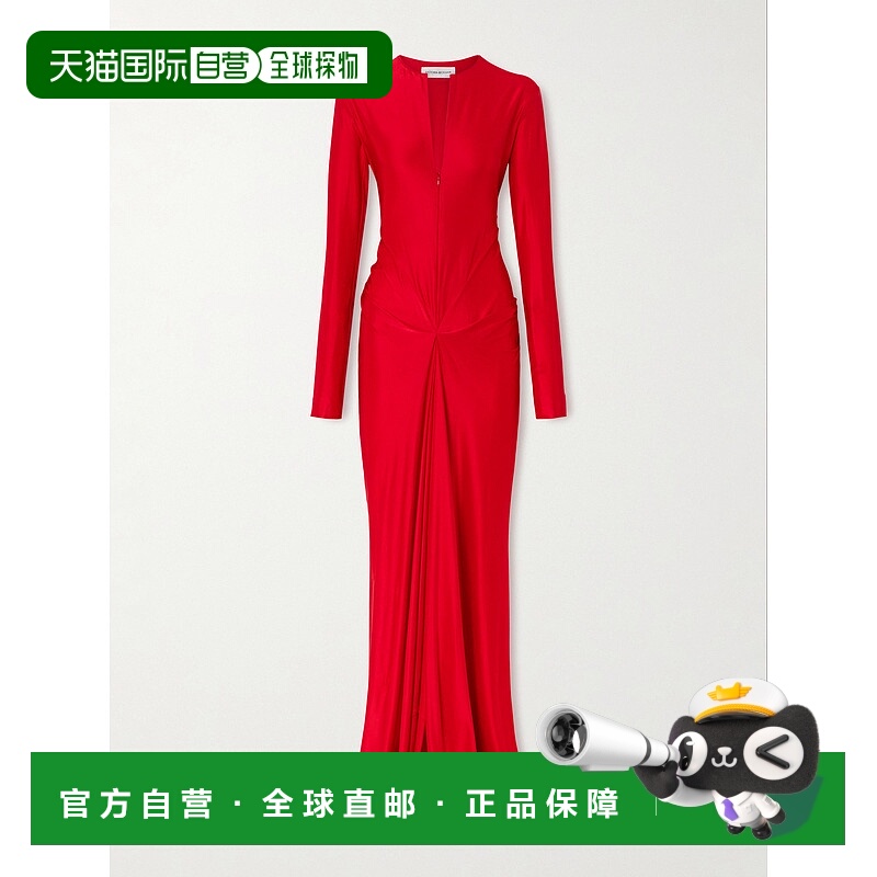 VICTORIA BECKHAM 维多利亚 贝克汉姆 女士 褶皱缎面睡裙