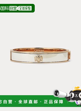 自营欧洲直邮RalphLauren 拉夫劳伦 Lauren徽章配饰带手镯