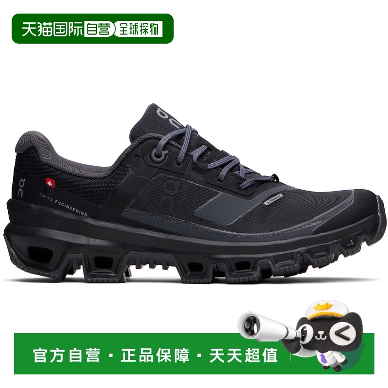 1h可退 香港直邮On 男士 黑色 Cloudventure DNA WP 运动鞋 3MD11
