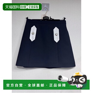 香港直邮Valentino BRACE81CF短裙包臀裙a字裙 图案半身裙