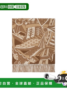 香港直邮Burberry Carousel EKD 羊绒围巾 81051041博柏利