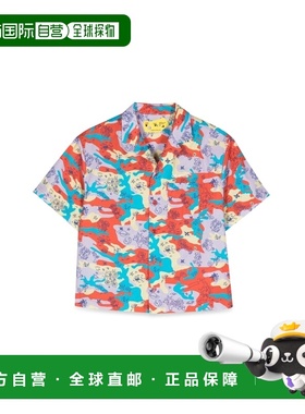 1h可退 香港直邮off-white 男童 保龄球衬衫童装 OBGA002KS23FAB0