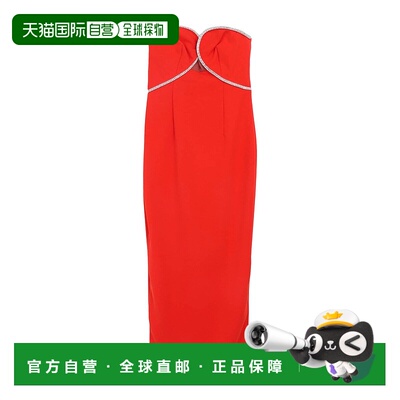 1h可退 香港直邮Self-Portrait 女士 中长连衣裙 red红色 舒适时