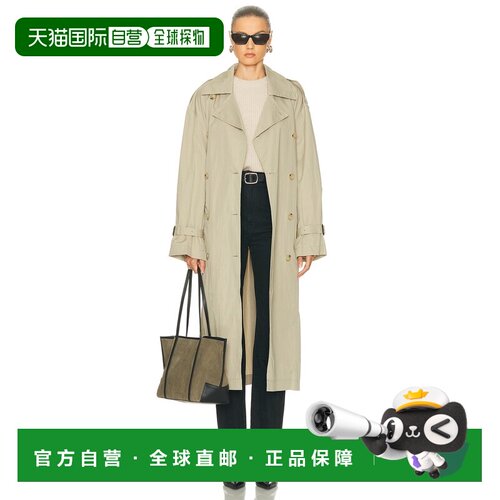 1h可退 美国直邮TOTÊME 女士 Crisp 夏装风衣 252WRO0197FB0410