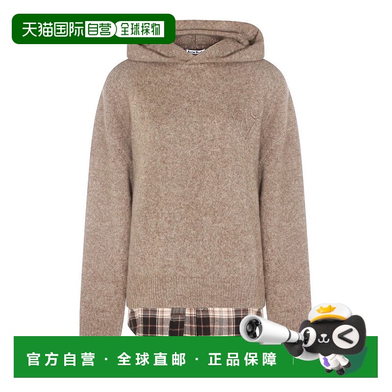 1h可退 香港直邮Acne Studios 艾克妮 女士 疊層連帽衫 A60605