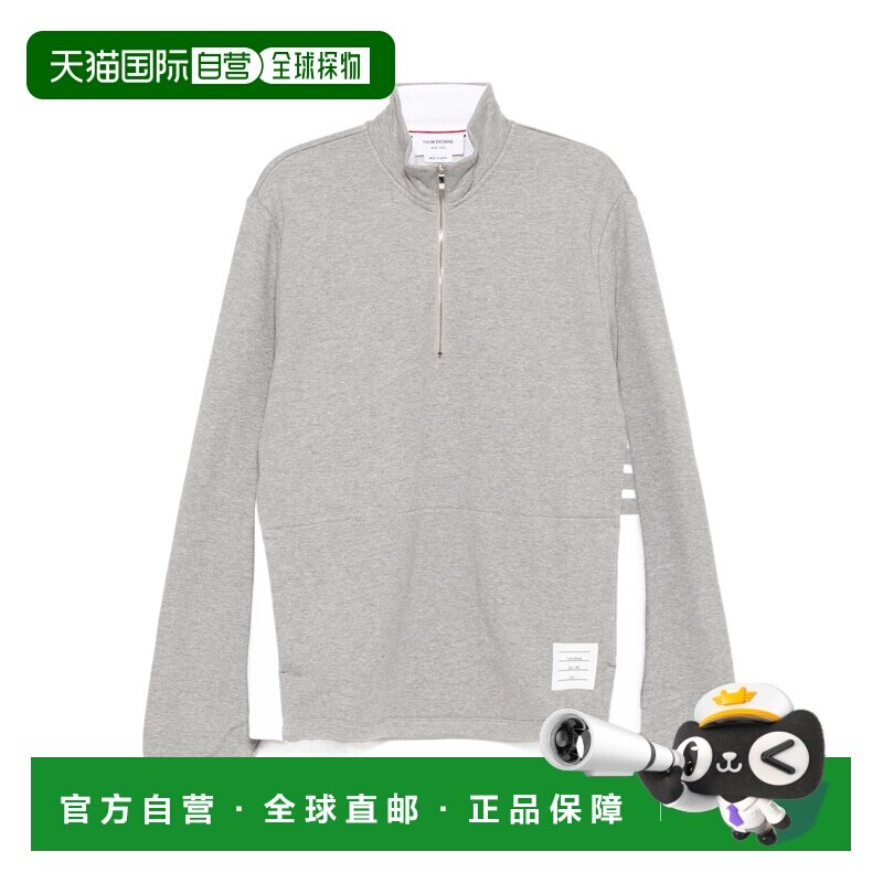 香港直邮Thom Browne 领口拉链卫衣 MJT503A03037