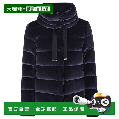 1h可退 香港直邮HERNO 女士羽绒服 PI002180D15020S9200BLUNAVY A