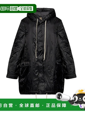 香港直邮Rick Owens Drkshdw 连帽棉服外套 DU02D2950NP