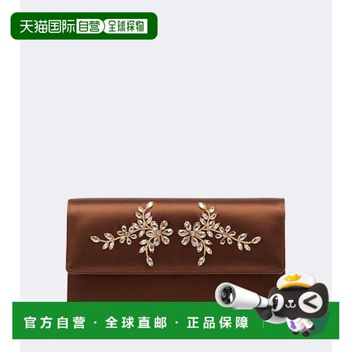 香港直邮MANOLO BLAHNIK 莫罗 伯拉尼克 女士 Capripla 精饰绸缎