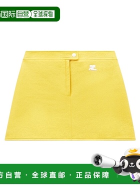 香港直邮Courreges 徽标半身裙 PERCJU001VY0014