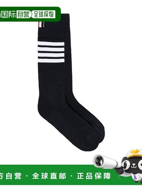 香港直邮Thom Browne logo条纹袜子 MAS095A01690