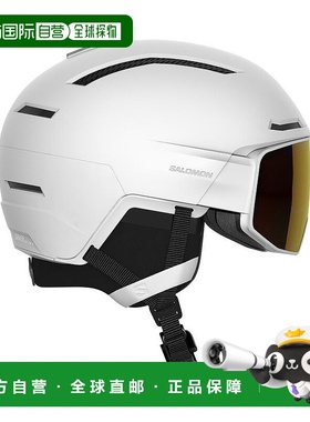 自营欧洲直邮Salomon萨洛蒙 DRIVER男女通用白色塑料滑雪头盔新款