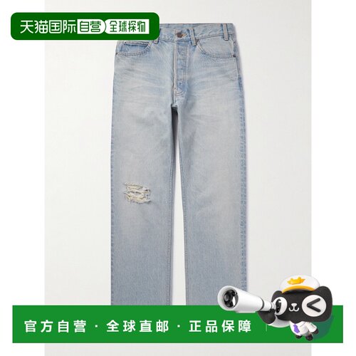 1h可退 Celine 思琳 男士 WESLEY 水洗牛仔裤 2N807629V