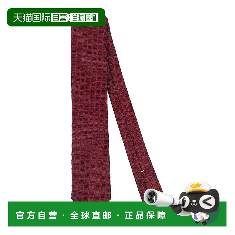 1h可退 香港直邮Canali 康钠丽 男士 蝴蝶结领带 red红色 舒适时