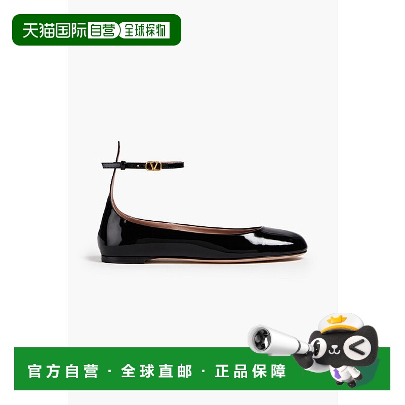 1h可退 香港直邮Valentino 华伦天奴 女士 Tan-Go 漆皮平底鞋 W2S