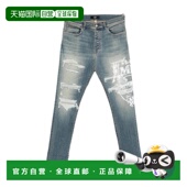 腰带环牛仔裤 1h可退 香港直邮Amiri AMBMJE1047