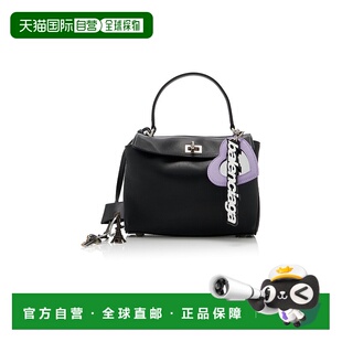 1h可退 香港直邮Balenciaga 巴黎世家 女士 Rodeo 迷你皮革手提包