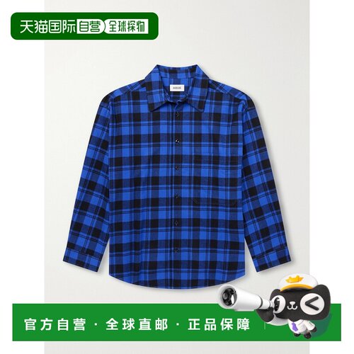 香港直邮AGOLDE 男士 Stanhope 格纹棉质法兰绒衬衫 A40872009BUF