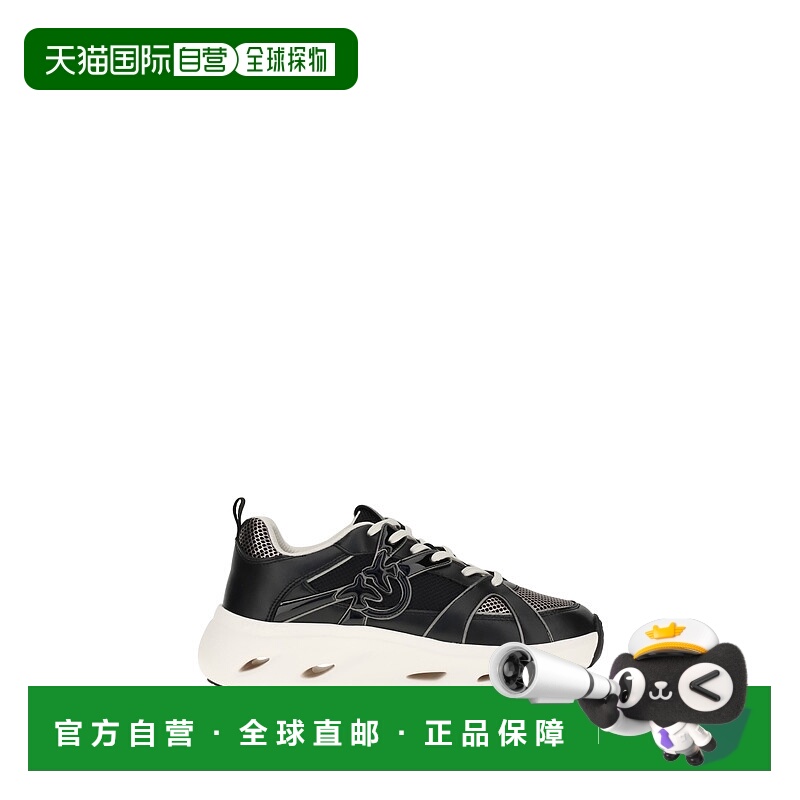 1h可退 香港直邮Pinko 品高 女士 粉色运动鞋 SS0127E036ZZ0BLACK