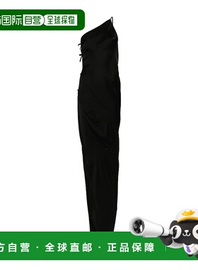 香港直邮Rick Owens 单肩长裙连衣裙 RP02D3578SCH