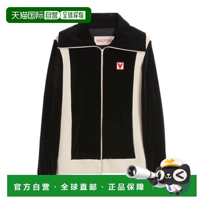 1h可退 香港直邮VALENTINO 男士针织衫 VMF28VARA0NO AW2025 黑色