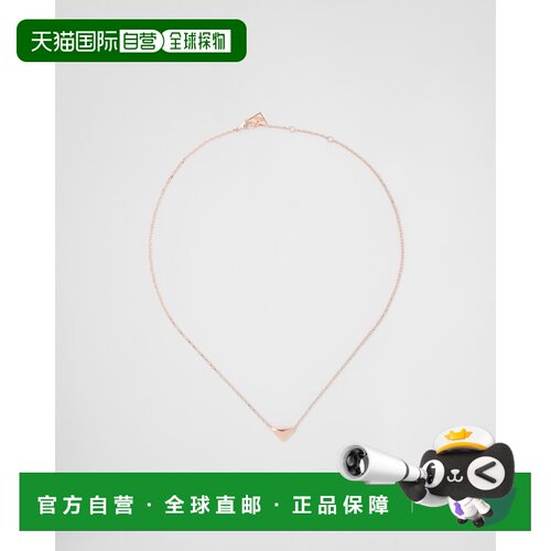 自营欧洲直邮Prada普拉达 Eternal Gold系列玫瑰金黄金三角标识迷