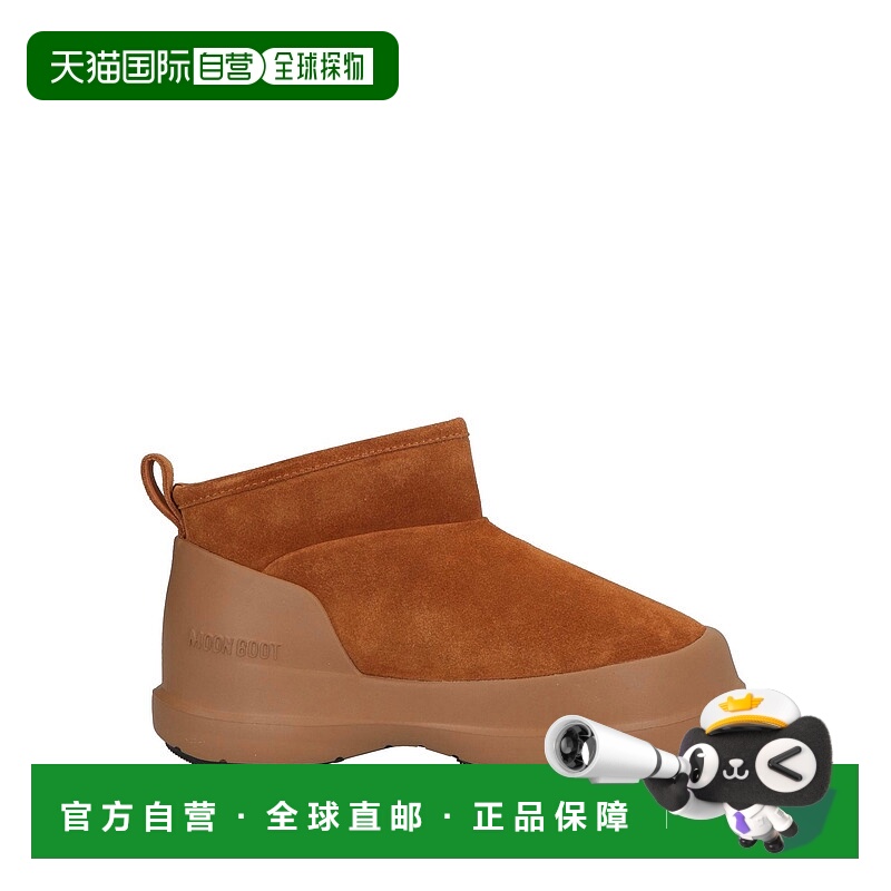 香港直邮Moon Boot 月亮靴 女士 脚踝靴 brown棕色 舒适时尚女靴