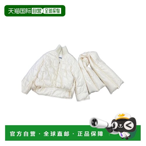 香港直邮Jil Sander 围巾款绗缝鹅绒羽绒服 J02AF0105-J65152