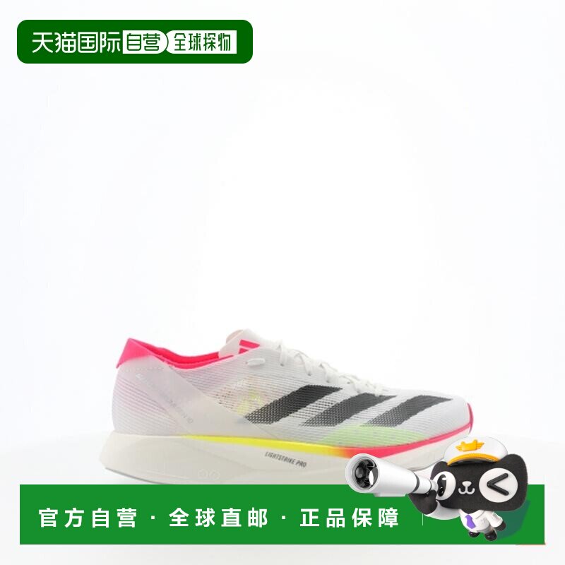 自营欧洲直邮Adidas阿迪达斯 ADIZERO 女士白色网布户外鞋运动鞋