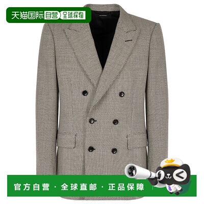 香港直邮Tom Ford 汤姆 福特 男士 OPPOSITE BIRDSEYE DB 夹克 JL