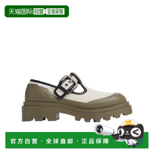 1h可退 香港直邮Bottega Veneta Trek圆头玛丽珍平底鞋 796500V2G