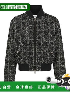 1h可退 香港直邮DIOR 迪奥 女士 夹克 557C60A7795 black黑色 舒
