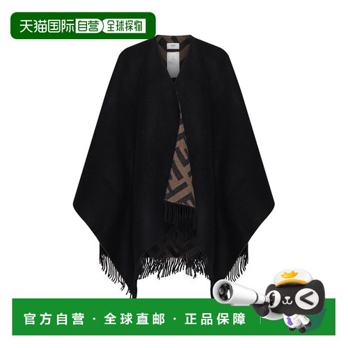 香港直邮FENDI 女士斗篷 FXX715AEOWF0QT1 SS2026 花色 FF斗篷