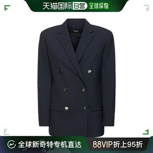 香港直邮THEORY Boxy版 女士 希尔瑞 型双排扣羊毛混纺夹克