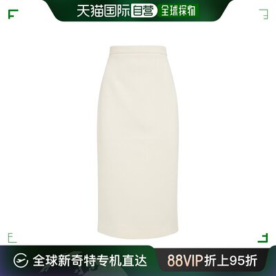 香港直邮Roland Mouret 后开叉半身裙 RMSS24042MSK