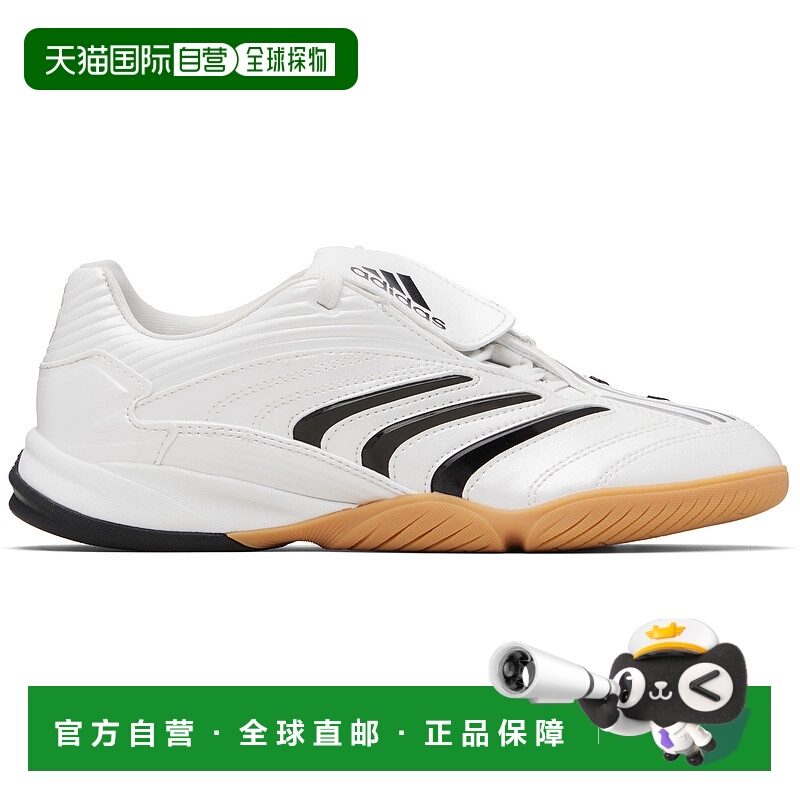 1h可退 香港直邮Adidas 女士 白色 Faux-Leather Predator Sala