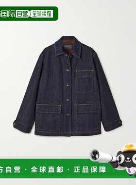 1h可退 香港直邮Loro Piana 诺悠翩雅 女士 牛仔布衬衫 FAM5558