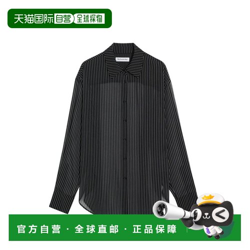 香港直邮The Frankie Shop 女士 FRANKIE SHOP 黑色衬衫 CHFS2109