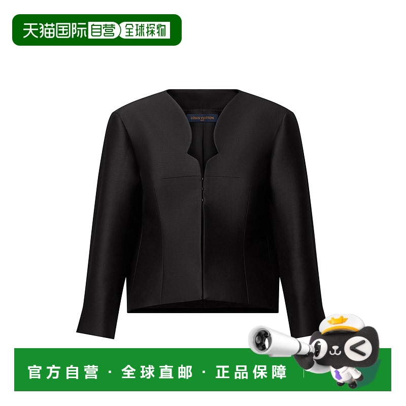 1h可退 欧洲直邮LOUIS VUITTON路易威登Mikado镂空领口夹克羊毛短