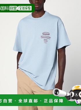 1h可退 香港直邮CARHARTT WIP 男士 S/S SANDWICH FOG 蓝色T恤 I0