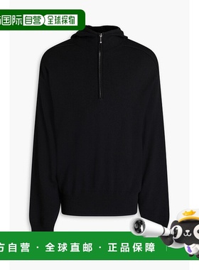 香港直邮Burberry 巴宝莉 男士 羊毛半拉链连帽衫 MPM93E30215150