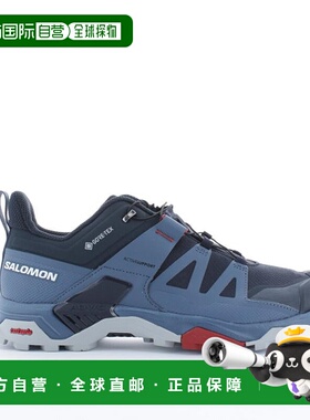 自营欧洲直邮Salomon萨洛蒙 X ULTRA 4 GTX男士蓝色防水户外鞋