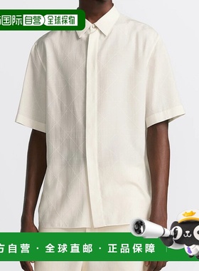 香港直邮Dior Icons 短袖衬衫 493C516A6067迪奥格纹男装