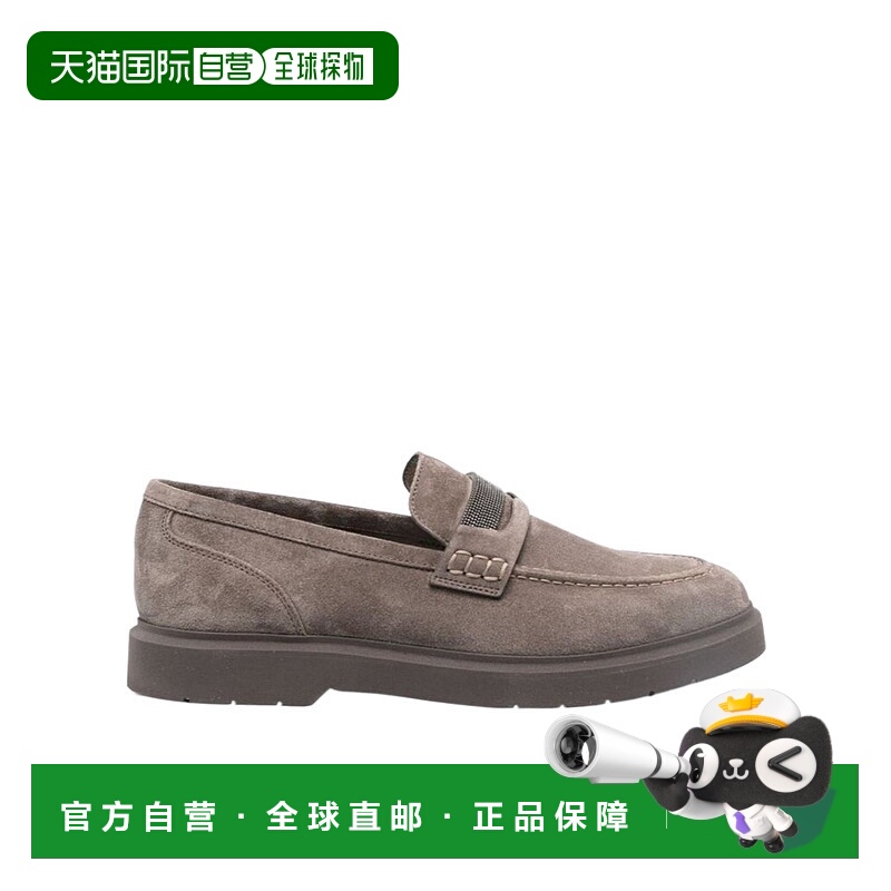 香港直邮Brunello Cucinelli 圆头乐福鞋 MZSFG2370P厚底一脚蹬